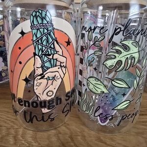 Set Of 2 Glass Tumblers